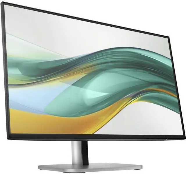 Alt view image 2 of 7 - Series 5 Pro 524pf 24" FHD IPS Monitor Adjustable Height, Swivel, Pivot | 100 Hz 350 Nits, 5ms, Anti-Glare, Flicker Free, VESA Mount (100mm), & Dockztorm USB Port Expander | Black/Silver