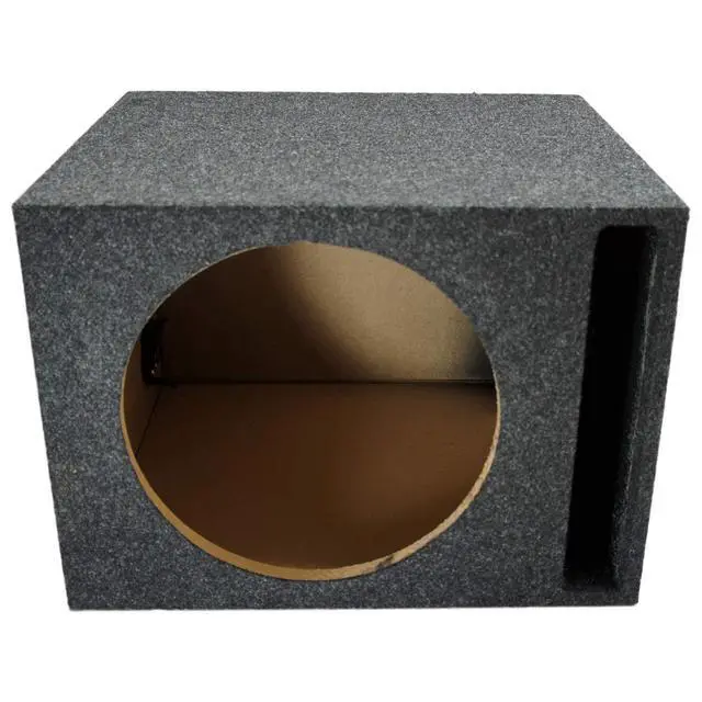 Alt view image 3 of 7 - Single 12" Vented Loaded Sub Box with Alpine S-W12D4 Type S Subwoofer ASC | Deep Low-End Punch, Complete 12 Inch Combo Package for Trunks, Enclosure Ready, Add Your Own Amplifier