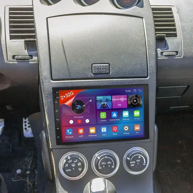 Main image of Android 13 Car Stereo Radio for Nissan 350Z 2003-2009 with Wireless CarPlay | 7'' Touch Carplay Screen for Car, with Bluetooth/WiFi/GPS/FM/RDS/SWC/Backup Camera/Mirror Link Split Screen Mic