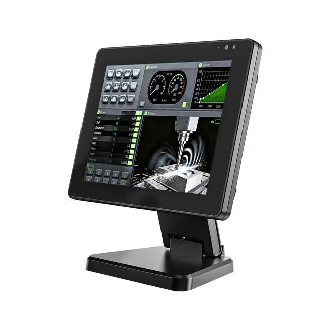 Alt view image 4 of 4 - 8 Ratio 4:3 1000 Nits IP65 Monitor, HDMI/VGA Industrial Touch Display- Optical Bonding, Auto Dimming & Waterproof Design (819/T HDMI/VGA Front Panel IP65 Touch Screen)