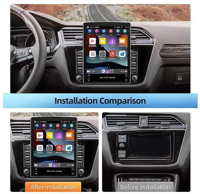 Alt view image 6 of 7 - 2+32G Android 15 Car Stereo Radio for 2003 2004 2005 2006 GMC Sierra 1500,9.7" Touch Screen Multimedia Player w/Wireless Carplay & Android GPS Bluetooth WiFi FM RDS DSP SWC Backup Camera