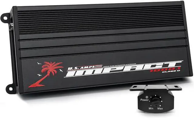 Main image of US Amps IMPACT-1000.1 Monoblock 1500W RMS Class D Mini Amplifier
