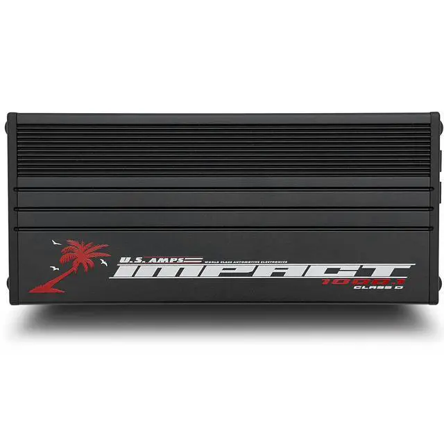 Alt view image 3 of 7 - US Amps IMPACT-1000.1 Monoblock 1500W RMS Class D Mini Amplifier