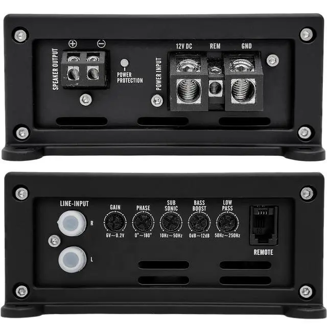 Alt view image 4 of 7 - US Amps IMPACT-1000.1 Monoblock 1500W RMS Class D Mini Amplifier