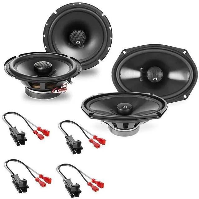 Main image of Factory Speaker Upgrade Kit for Chevrolet Impala, GMC & Buick 2000-2016 | 6.5" & 6x9 Coaxial Speakers with Plug-and-Play Harness