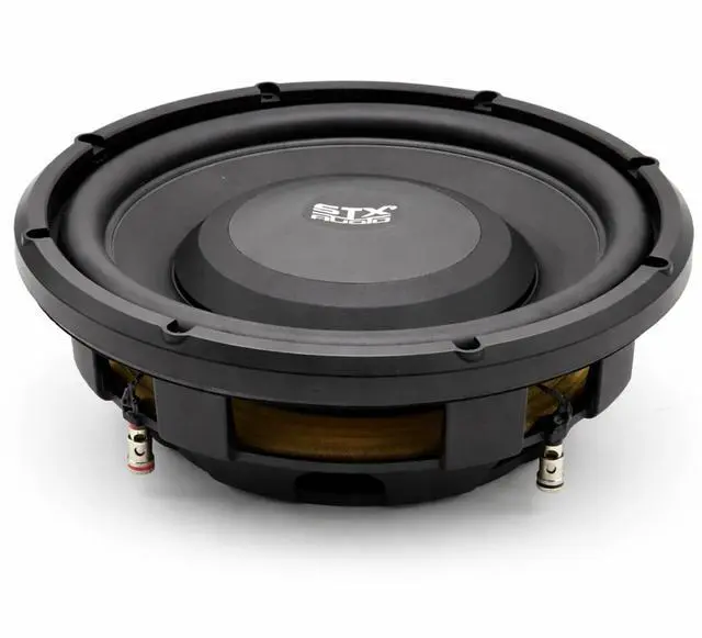 Main image of STX10SD4-10" Shallow Subwoofer, 1500W Max Power, Dual 4 Ohm Configuration, Ultra Shallow Design for Tight Spaces - Perfect for Cars & Trucks