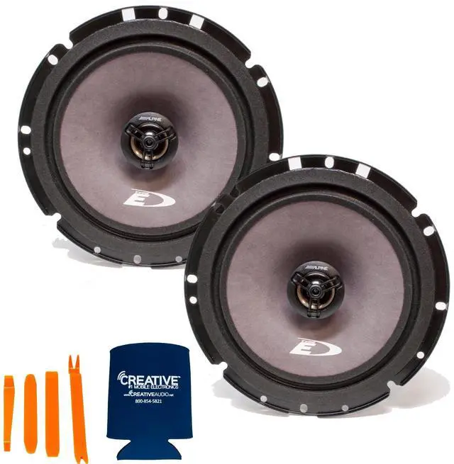 Alt view image 2 of 7 - SXE-1751S 6.5" Component Speakers with SXE-1726S 6.5" Coax Speakers