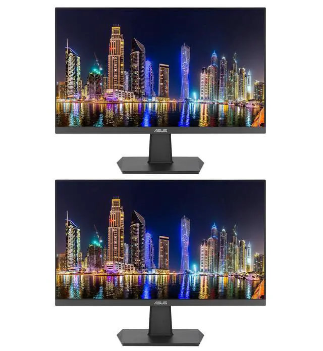 Main image of VA24EHE 24-inch 1920 x 1080 Full HD LED Backlit LCD Frameless Monitor, 2-Pack Bundle with HDMI, DVI-D, VGA Adaptive-Sync, Eye Care, Low Blue Light
