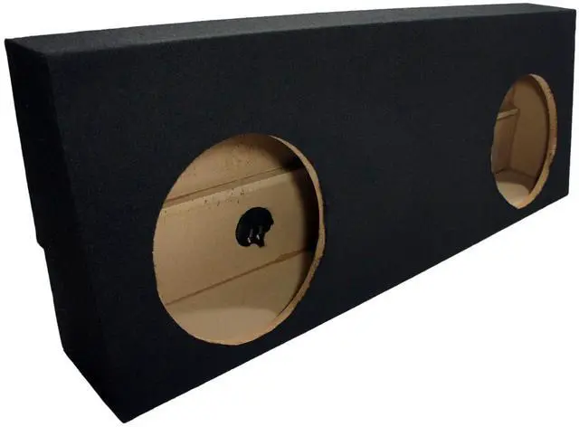 Main image of Dual 12" Subwoofer Sub Box Fits 2007-2013 Toyota Tundra CrewMax Truck ASC | Custom vehicle-specific enclosure, unloaded design ready for your drivers, precision build, easy installation, 12 inch size