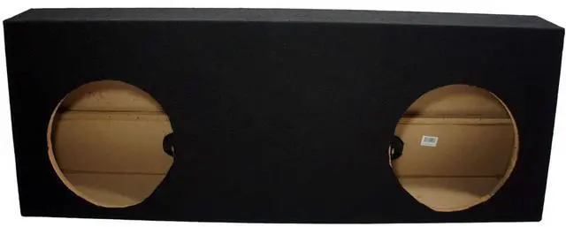 Alt view image 2 of 4 - Dual 12" Subwoofer Sub Box Fits 2007-2013 Toyota Tundra CrewMax Truck ASC | Custom vehicle-specific enclosure, unloaded design ready for your drivers, precision build, easy installation, 12 inch size