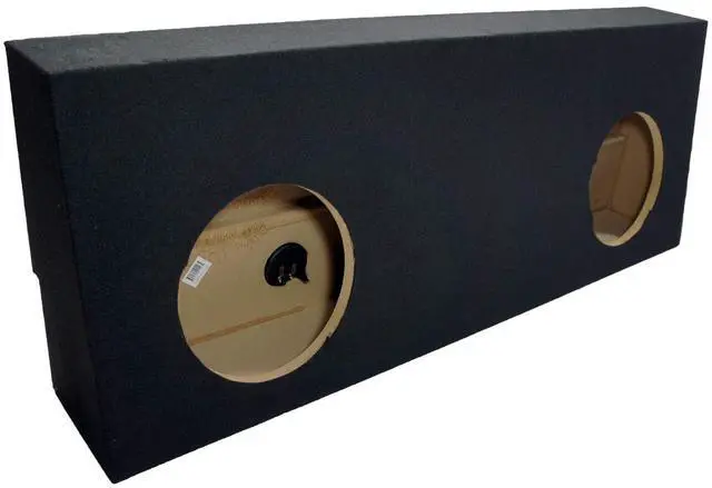 Main image of Fits 07-13 Toyota Tundra CrewMax Dual 10" Sub Box Subwoofer Enclosure ASC | Unloaded 10 inch design, deep bass upgrade for your pickup truck, add 2 of your favorite drivers, clean factory look install