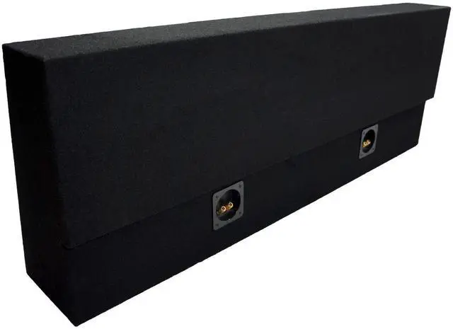 Alt view image 4 of 5 - Fits 07-13 Toyota Tundra CrewMax Dual 10" Sub Box Subwoofer Enclosure ASC | Unloaded 10 inch design, deep bass upgrade for your pickup truck, add 2 of your favorite drivers, clean factory look install