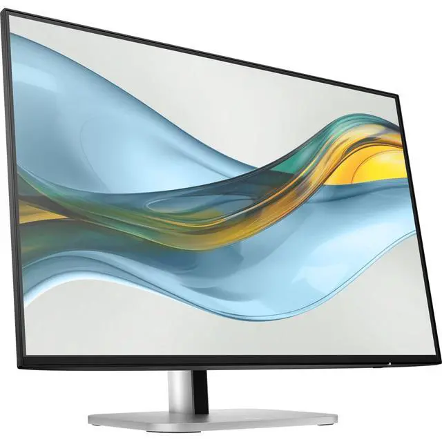 Alt view image 2 of 7 - Series 5 Pro 24" 100Hz WUXGA IPS Monitor Adjustable Tilt, Swivel, Pivot | Anti Glare, Flicker Free, VESA Mount (100mm), HDMI, DisplayPort, USB Hub, Black/Silver