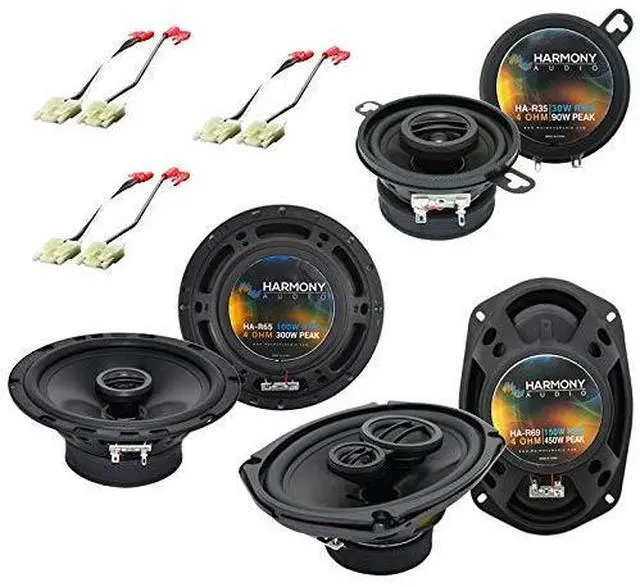 Main image of Replacement Speaker Set Fits Jeep Grand Cherokee 1999-2004 | 6x9 6.5 and 3.5 inch drivers, 450 300 and 90 watt handling, WJ 2000 drop-in upgrade, clear sound