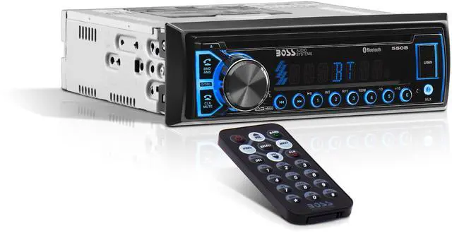 Main image of BOSS Elite 550B Car Receiver - Single Din, Blueooth, CD / MP3 / USB AM/FM Radio