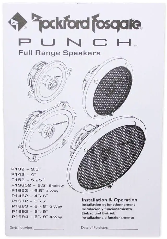 Alt view image 7 of 7 - Punch P152 5-1/4" 2-Way Speakers