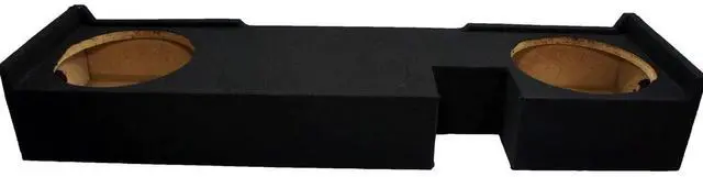 Main image of Dual 12" Inch Subwoofer Box Fits 2000-2003 Ford F150 SuperCab Enclosure ASC | Sealed MDF construction, aviation-grade carpet, angled to tuck behind the seat, spring terminals, quick wiring hookup