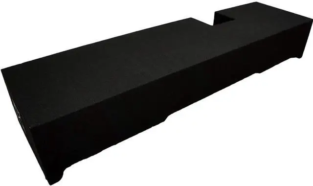 Alt view image 3 of 3 - Dual 12" Inch Subwoofer Box Fits 2000-2003 Ford F150 SuperCab Enclosure ASC | Sealed MDF construction, aviation-grade carpet, angled to tuck behind the seat, spring terminals, quick wiring hookup