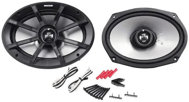 Alt view image 2 of 7 - (2) 40PS694 6x9 180w Compatible with Polairs/ATV/UTV/RZR Marine Motorcycle Speakers PS69 Bundle with Rockville Marine 16G50 OFC 16 Gauge 50 Foot 100% Copper Speaker Wire White