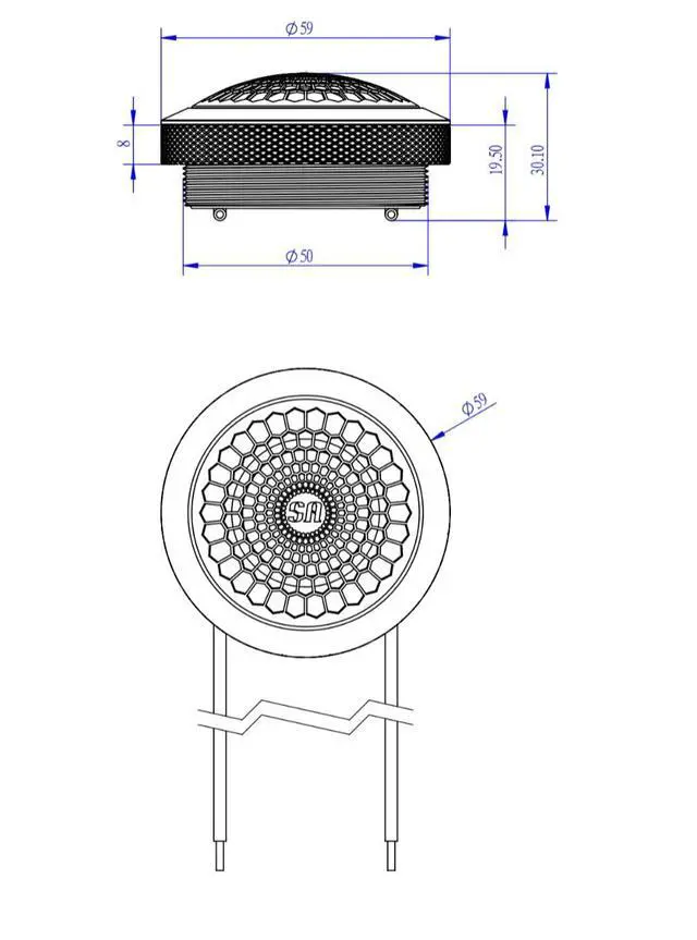 Alt view image 7 of 7 - SA-1T v4 1" Soft Dome Tweeter Pair - 65W RMS High-Fidelity Car Audio Tweeters with 92dB Sensitivity & Multi-Crossover Options for Crisp, Smooth Highs
