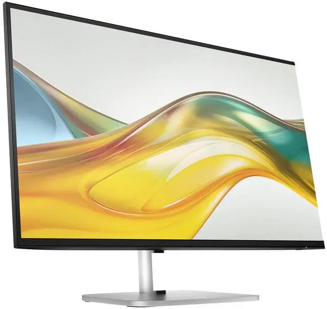 Alt view image 2 of 4 - Series 5 Pro 27 Inch QHD IPS Monitor with 5ms Response Time | 4-way adjustability, Anti-Glare, Flicker Free, VESA Mount 100mm, Displayport, HDMI & USB Port Expander, Silver/Black