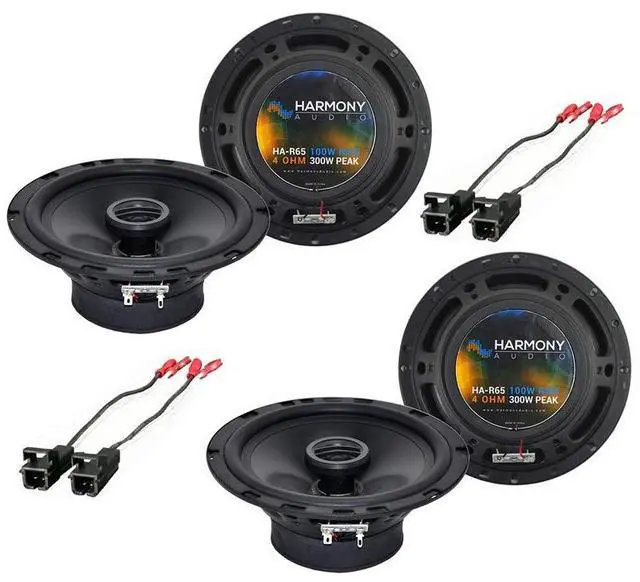Main image of Fits GMC Canyon 2004-2012 Speaker Replacement with Harness | 6.5 inch 300 watt door drivers, plug-and-play wiring included, cleaner highs and stronger midbass, upgrade, DIY friendly