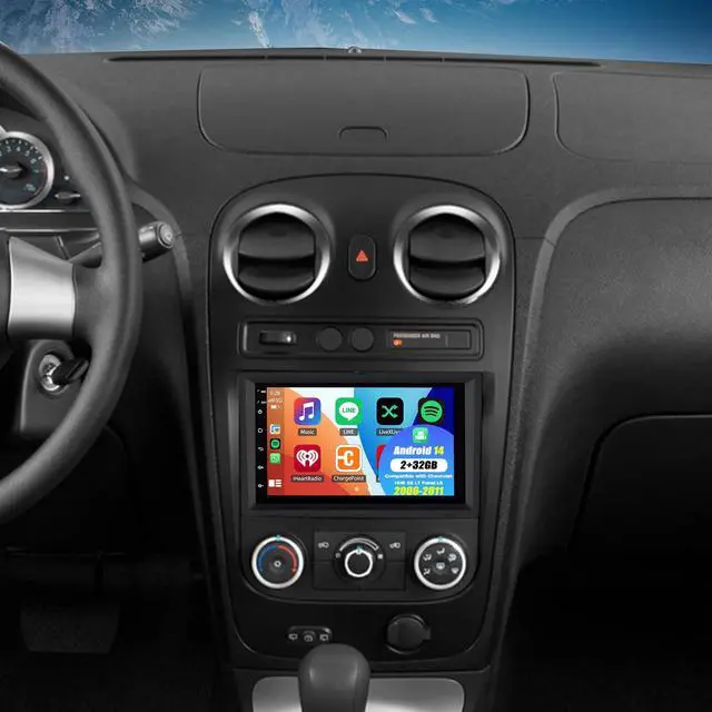 Main image of 2 Din Car Stereo Radio for Chevrolet HHR SS LT Panel LS 2006-2011 | Android 14 10.1" Touchscreen Upgrade w/Carplay Android Auto GPS WiFi Bluetooth RDS DSP SWC Mirrorlink Mic Backup Camera