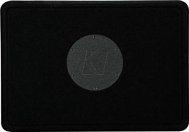 Alt view image 7 of 7 - TCWC102 CompC 10" Subwoofer in Thin Profile Enclosure 2-Ohm | Shallow behind-seat truck box, forced-air cooled woofer, big bass from minimal mounting depth, 10 inch size