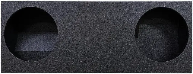 Alt view image 6 of 6 - REC132 12" Subwoofer Box for 2022-2023 Toyota Tundra Crew Max | Dual 12" Sealed Enclosure, 5/8" MDF, Bed Liner Spray, 0.6 Cu Ft Per Sub, 4.375" Mounting Depth, Under-Seat Fit