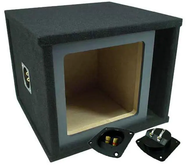 Main image of Sub Box for Kicker L7 15 Inch Square Vented Single Subwoofer Enclosure ASC | Precision cutout for solo-style drivers, hard-hitting deep bass, ported airflow design, simple trunk or hatch installation