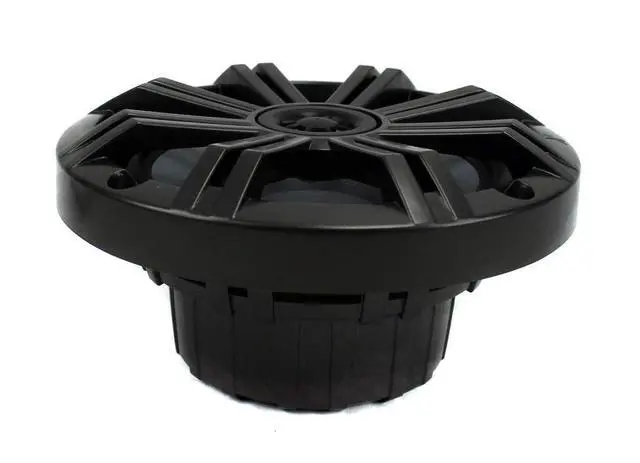 Alt view image 5 of 7 - 1 Pair of KM65 6.5" 195W Multicolor LED Marine Coaxial Speakers Bundle Combo with LED Remote Controller