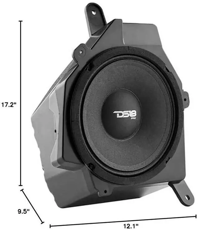Alt view image 5 of 5 - JP6 Dash Enclosure Upgrade with 6.5'' Loud Speaker Neodymium Mid Range for Jeeps JL/JLU and JT Left and Right