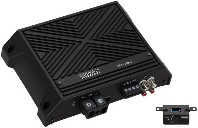 Main image of SDX-200.2 Car Amplifier 2-Channel 280W x 2 Weatherproof Class D