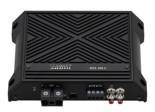 Alt view image 2 of 6 - SDX-200.2 Car Amplifier 2-Channel 280W x 2 Weatherproof Class D