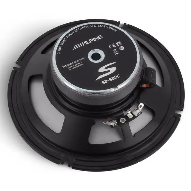 Alt view image 4 of 7 - S2-S80C, S Series 8" 2-Way Hi-Res Speakers + Sound Damping Kit Bundle