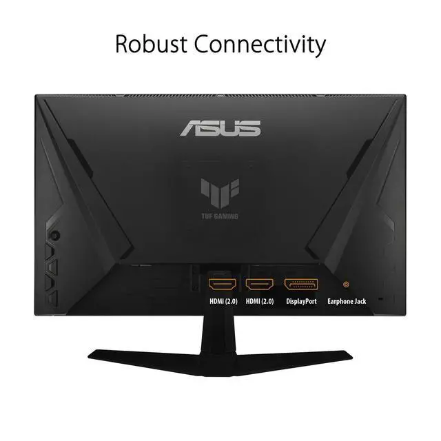 Alt view image 5 of 7 - TUF Gaming 27" FHD IPS Monitor with 1ms Response Time, 180Hz Refresh Rate, Anti Glare, Flicker Free, VESA Mount (100mm), Displayport, HDMI, Black(VG279Q3A) w/DKZ Hub & ErgoFlexy Single Mount Arm
