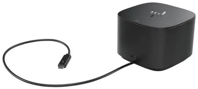 Alt view image 4 of 5 - Genuine HP Thunderbolt Dock 120W G2-2UK37ET/ 2UK38ET/ 2UK38UT/ 9LL35AA Multiport Docking Station for Laptop Dual Displays, w/ 120W Power Supply, HDMI Cable, DisplayPort to HDMI Adapter, USB-C Cable