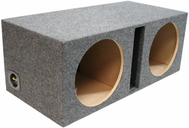 Main image of Car Audio Dual 15" Vented Subwoofer Stereo Sub Box Ported Enclosure 3/4" MDF