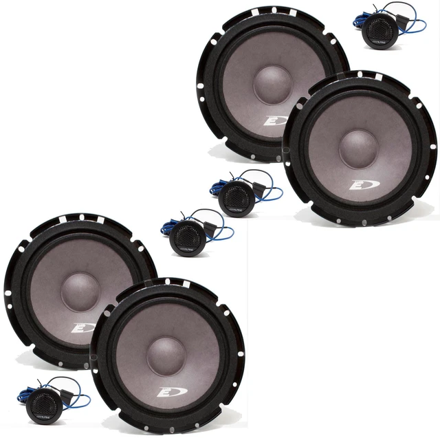 Main image of 2-Pairs SXE-1751S 6.5" Component Speakers