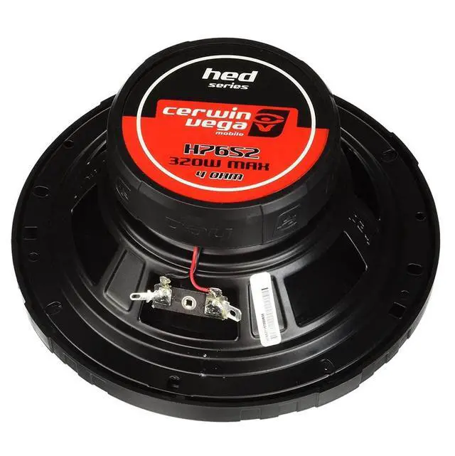 Alt view image 4 of 4 - 4 Pack Cewin Vega 6.5" 2-Way Coaxial Speakers 320 Watts Max HED Series 2 Boxes