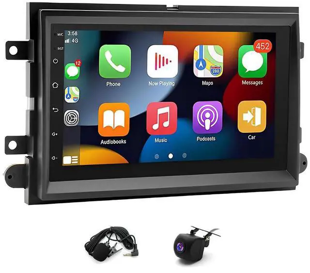 Alt view image 7 of 7 - Double Din Car Stereo Radio for Ford Transit Connect 2012-2013 | 7 inch Touchscreen Head Unit Radio with Wireless CarPlay & Android Auto GPS Navigation Mirror Link Backup Camera FM DSP SWC