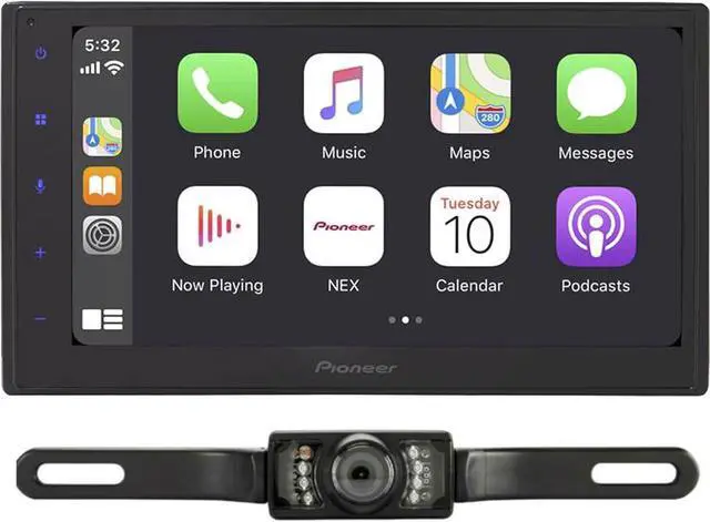 Main image of Pioneer DMH-1770NEX 6.8" Digital Multimedia Receiver (Does not Play Discs) w/Built-in Bluetooth, Apple CarPlay & Android Auto Compatible Bundled with + (1) License Plate Style Backup Camera