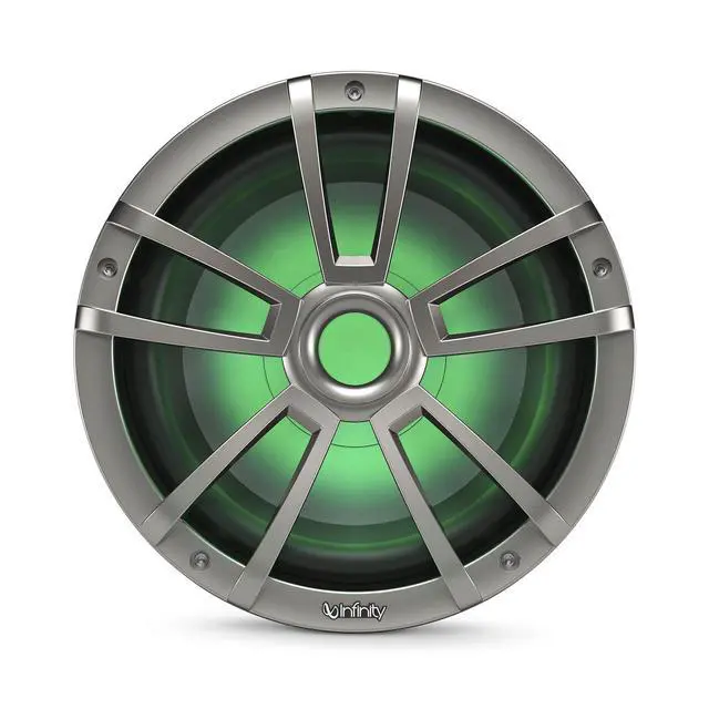 Alt view image 6 of 7 - 1022MLT 10" Marine Subwoofer with RGB Lighting (Titanium)
