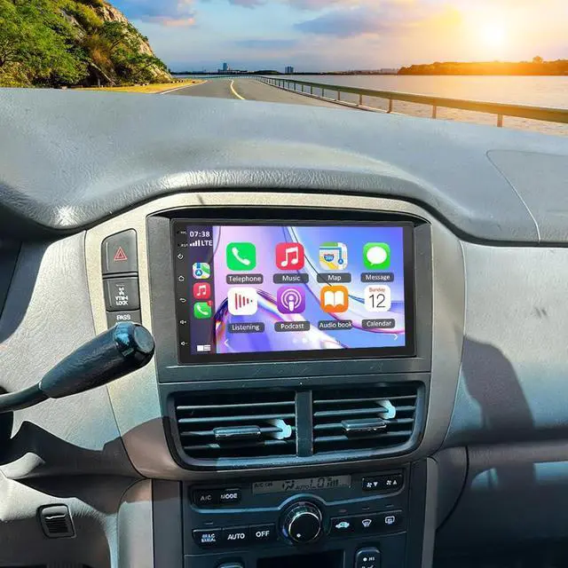 Main image of 7" Android 13 Car Stereo Radio for Honda Pilot 2003 2005-2008 | with Wireless CarPlay & Android Auto, Touch Carplay Screen for Car, Bluetooth/WiFi/GPS/FM/RDS/SWC/Backup Camera/Mic