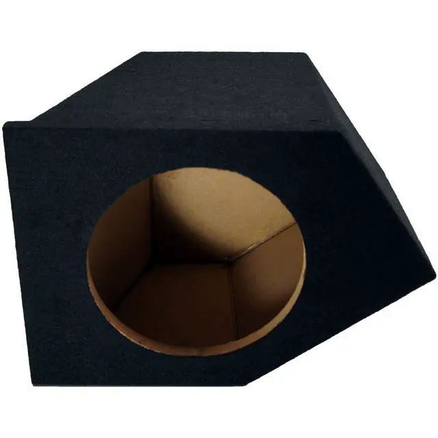 Alt view image 3 of 7 - Alpine S-W10D4 10" Passenger Side Sub Box Fits 1993-2002 Chevy Camaro | Single loaded Type subwoofer enclosure, custom car bass upgrade, vehicle-specific shape, easy install, 10 inch size