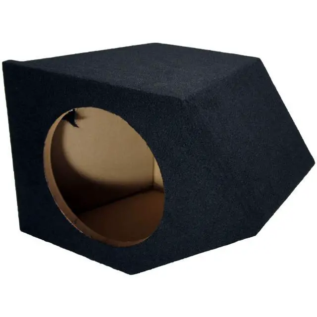Alt view image 2 of 7 - Alpine S-W10D4 10" Passenger Side Sub Box Fits 1993-2002 Chevy Camaro | Single loaded Type subwoofer enclosure, custom car bass upgrade, vehicle-specific shape, easy install, 10 inch size