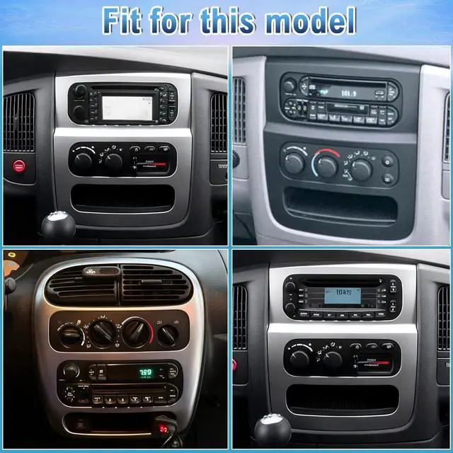Alt view image 6 of 6 - Double Din Car Stereo Upgrade Radio for Dodge Neon 2000-2005 | 4G+64G Android 14 6.86" Touchscreen Wireless Carplay Android Auto GPS WiFi Bluetooth RDS DSP SWC Mirrorlink Mic Backup Camera