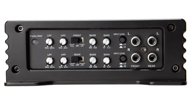 Alt view image 4 of 7 - 4 Channel Amp 800 Watt Full-Range Car Amplifier HA-A400.4 | Powers door speakers or a subwoofer, alloy build, clean sound for daily driving, easy stereo system upgrade
