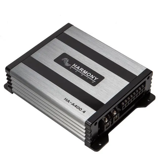 Alt view image 6 of 7 - 4 Channel Amp 800 Watt Full-Range Car Amplifier HA-A400.4 | Powers door speakers or a subwoofer, alloy build, clean sound for daily driving, easy stereo system upgrade