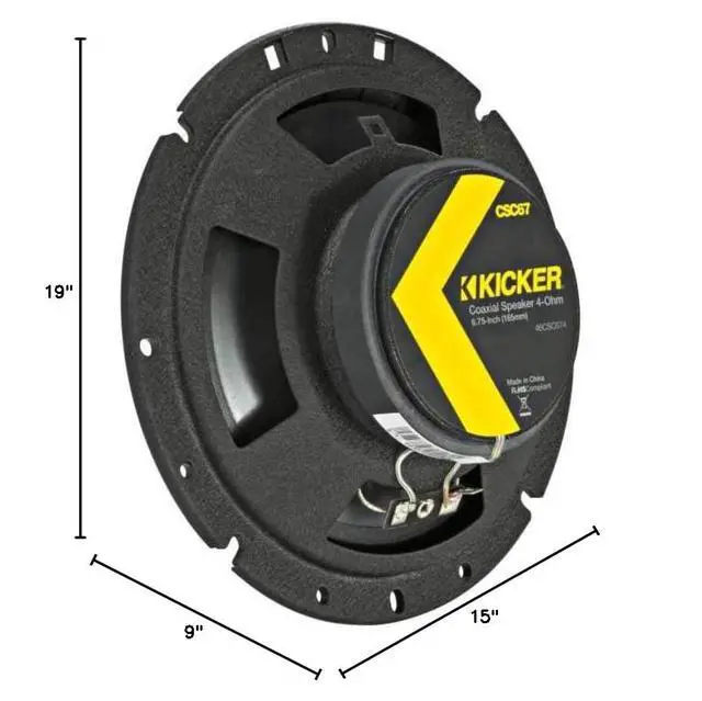 Alt view image 7 of 7 - CSC 6.75" w/Speaker Pods -Compatible with Wrangler JL 2018-UP, Gladiator 2020-UP